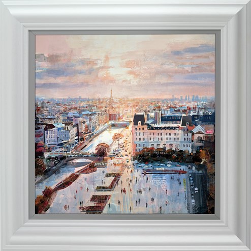 Rooftop Reverie by Tom Butler - Framed Limited Edition on Paper